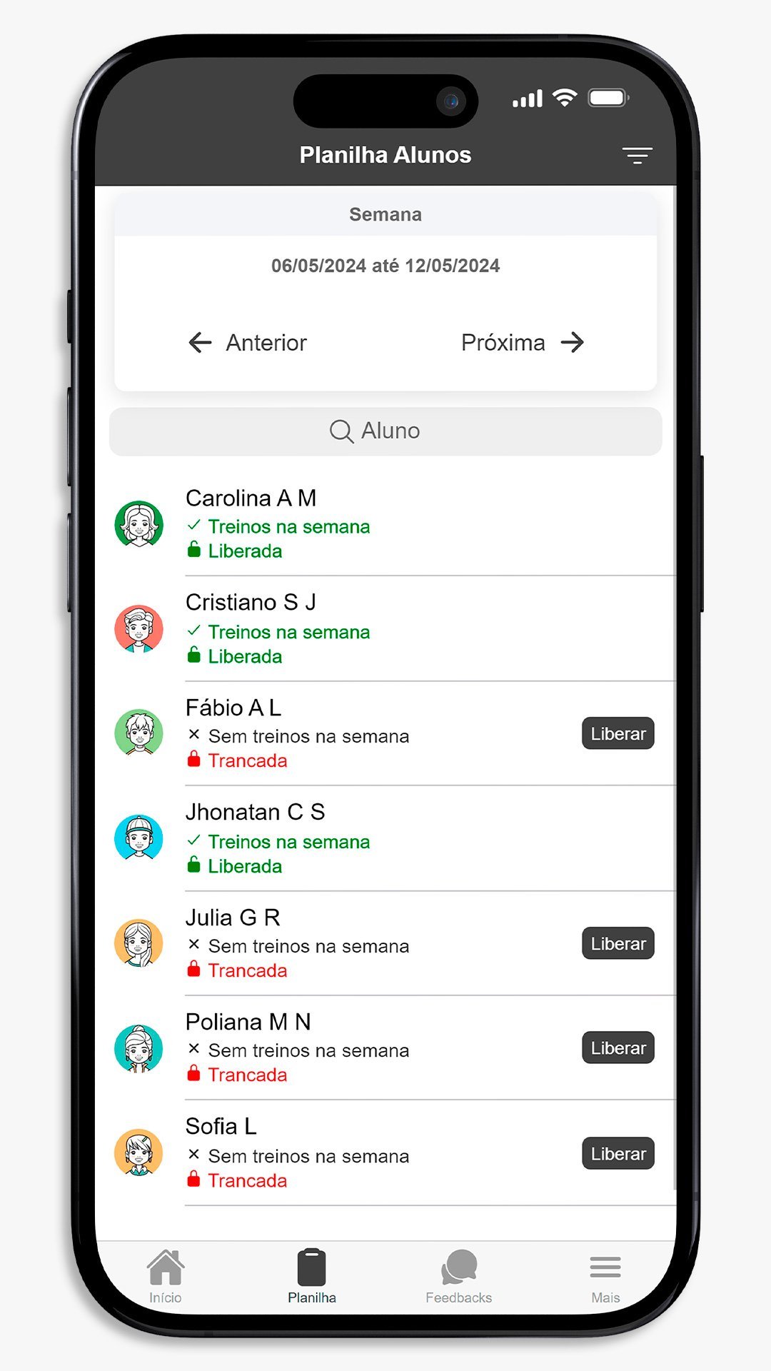SisRUN Coach - Planilha de Treinos